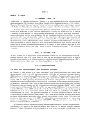 goodyear 10K Reports 2006