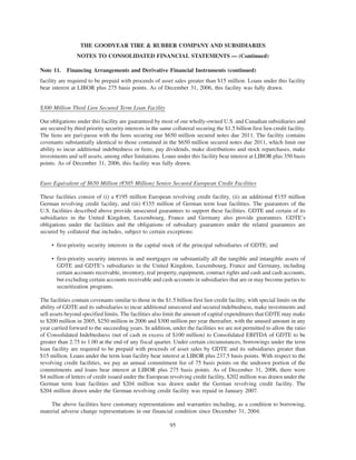 goodyear 10K Reports 2006