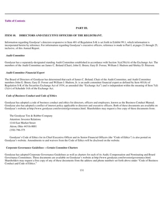 goodyear 10K Reports 2003