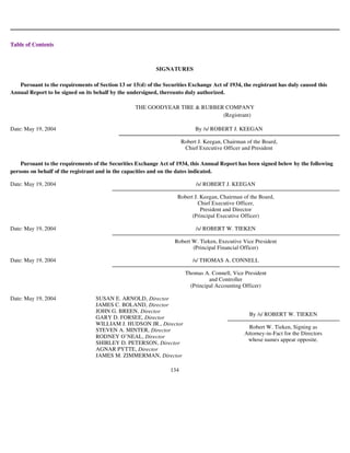 goodyear 10K Reports 2003