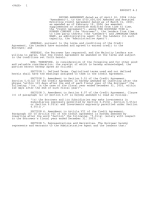 goodyear 10K Reports 2003