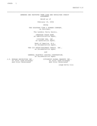 goodyear 10K Reports 2003