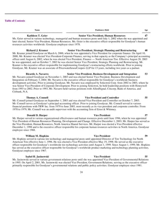 goodyear 10K Reports 2003