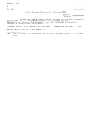 goodyear 10K Reports 2003