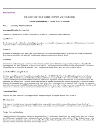 goodyear 10K Reports 2003