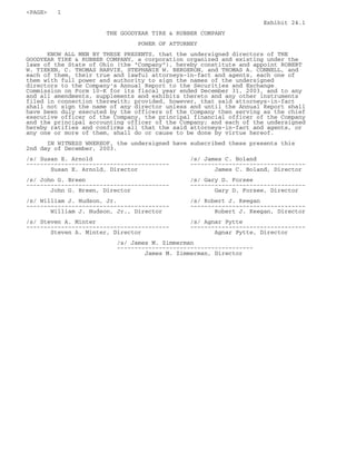 goodyear 10K Reports 2003