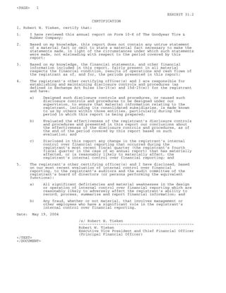 goodyear 10K Reports 2003