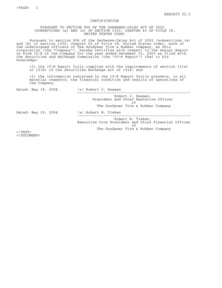 goodyear 10K Reports 2003