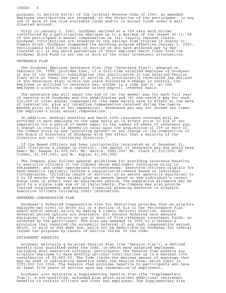 goodyear 10K Reports 2003