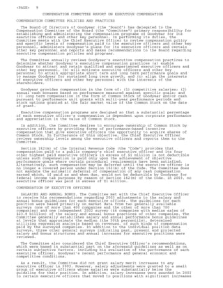 goodyear 10K Reports 2003