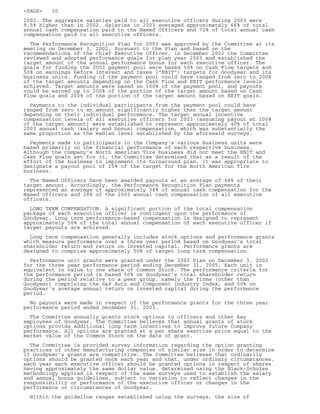 goodyear 10K Reports 2003