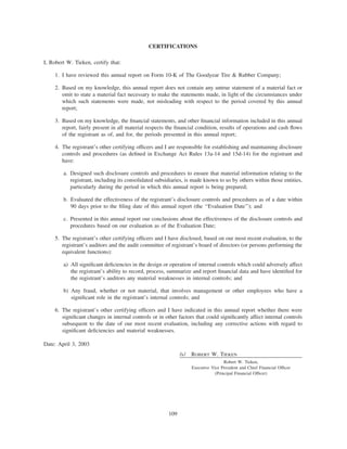 goodyear 10K Reports 2001