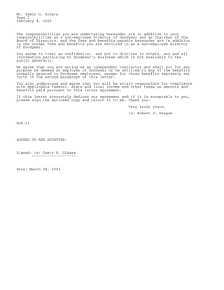 goodyear 10K Reports 2001