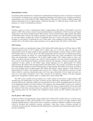 goodyear 10K Reports 2001