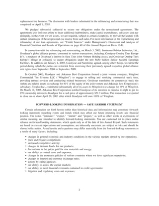 goodyear 10K Reports 2001