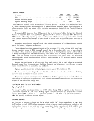 goodyear 10K Reports 2001