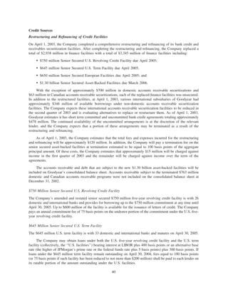 goodyear 10K Reports 2001