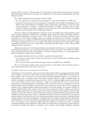 goodyear 10K Reports 2001