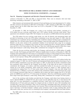 goodyear 10K Reports 2001