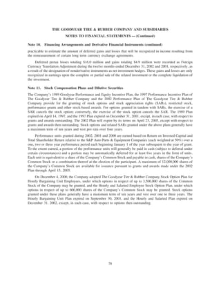 goodyear 10K Reports 2001