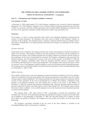 goodyear 10K Reports 2001