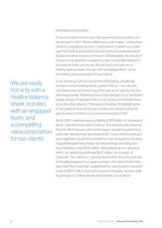 manpower annual reports 2008