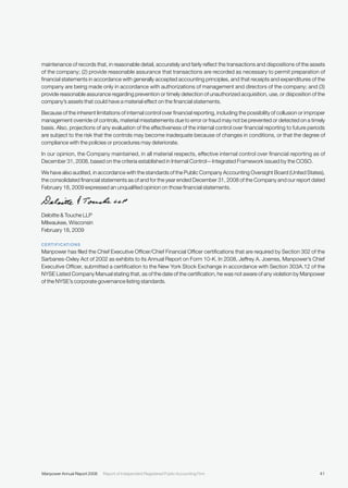 manpower annual reports 2008