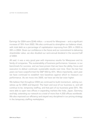 manpower annual reports 2004