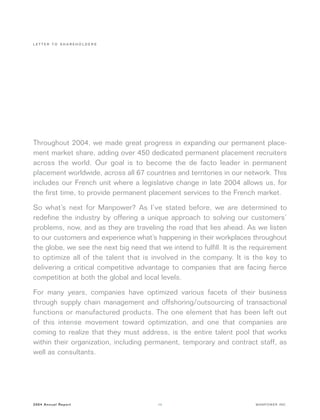 manpower annual reports 2004