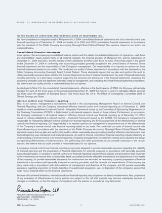 manpower annual reports 2004