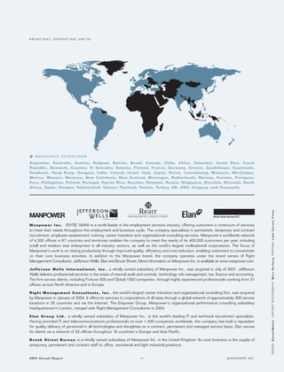 manpower annual reports 2004