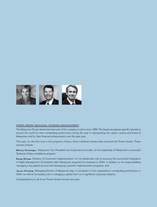 manpower annual reports 2004