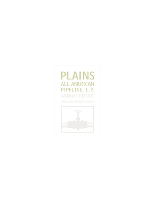 PLAINS
ALL AMERICAN
PIPELINE, L.P.
ANNUAL REPORT
NINETEEN NINETY-EIGHT
 