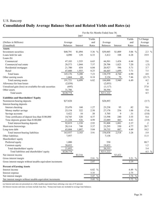 u.s.bancorp2Q 2007 Earnings Release