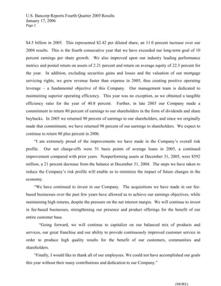  u.s.bancorp 4Q 2005 Earnings Release - pdf version