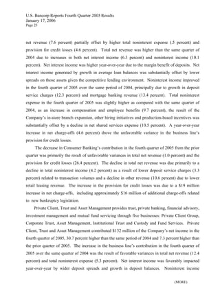  u.s.bancorp 4Q 2005 Earnings Release - pdf version