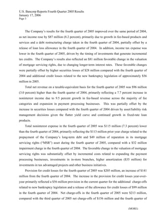  u.s.bancorp 4Q 2005 Earnings Release - pdf version