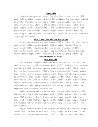 occidental petroleum 2008