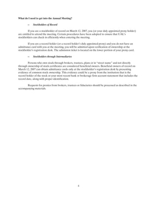 ual 2007 Proxy Statement