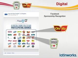 Digital
Facebook
Sponsorship Recognition
 