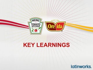 KEY LEARNINGS
 