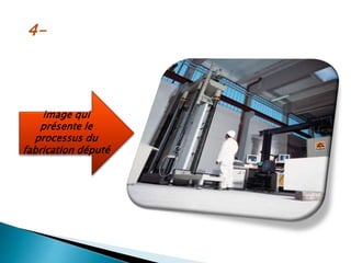 4- Processus technologique de
fabrication:
image qui
présente le
processus du
fabrication député
 