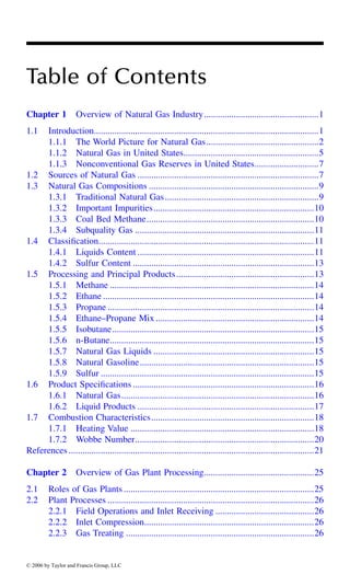 Fundamentals Of Natural Gas Processing 1st Edition Arthur J Kidnay | PDF
