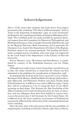 The Historians Craft In The Age Of Herodotus Nino Luraghi | PDF