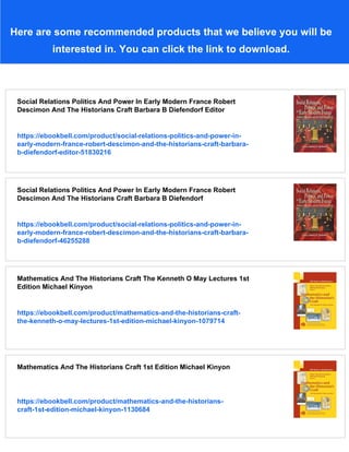 The Historians Craft In The Age Of Herodotus Nino Luraghi | PDF
