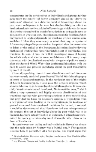The Historians Craft In The Age Of Herodotus Nino Luraghi | PDF