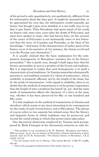 The Historians Craft In The Age Of Herodotus Nino Luraghi | PDF