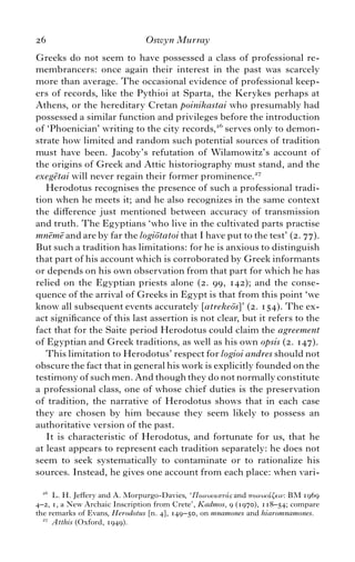 The Historians Craft In The Age Of Herodotus Nino Luraghi | PDF