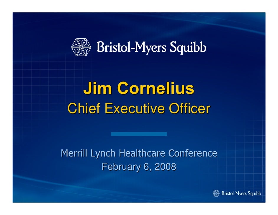 Merrill lynch healthcare deals