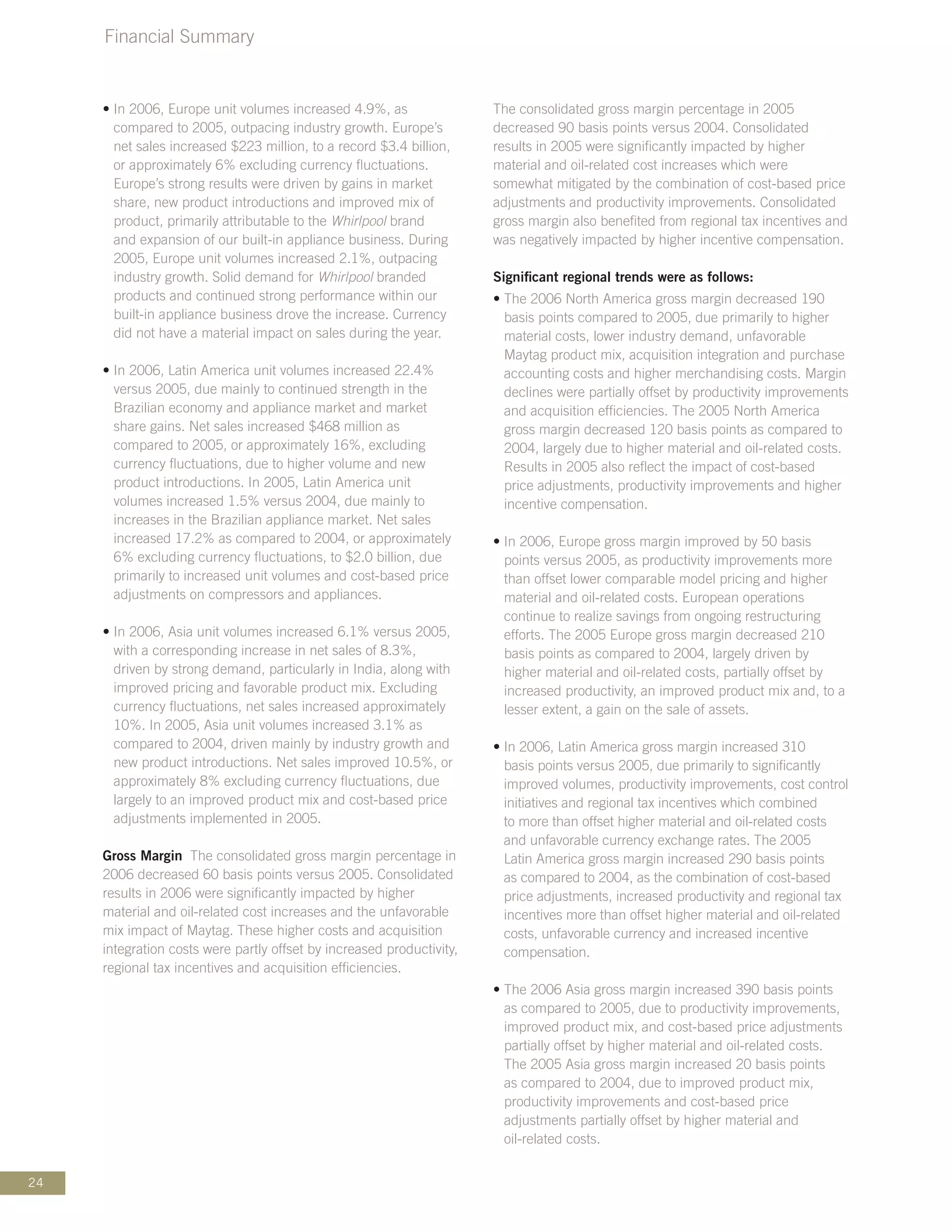 whirlpool Annual Report2006